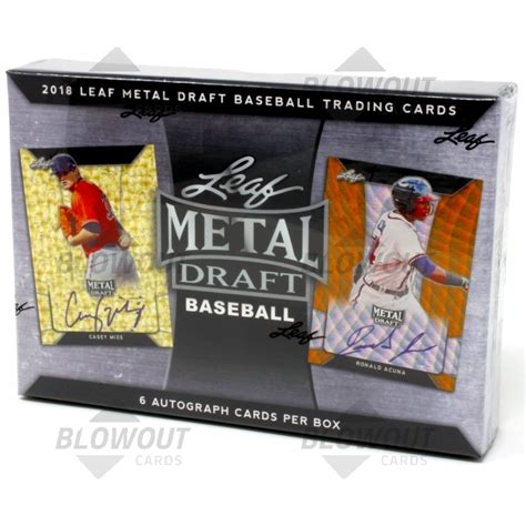 2018 Leaf Metal Draft Baseball Hobby Box 